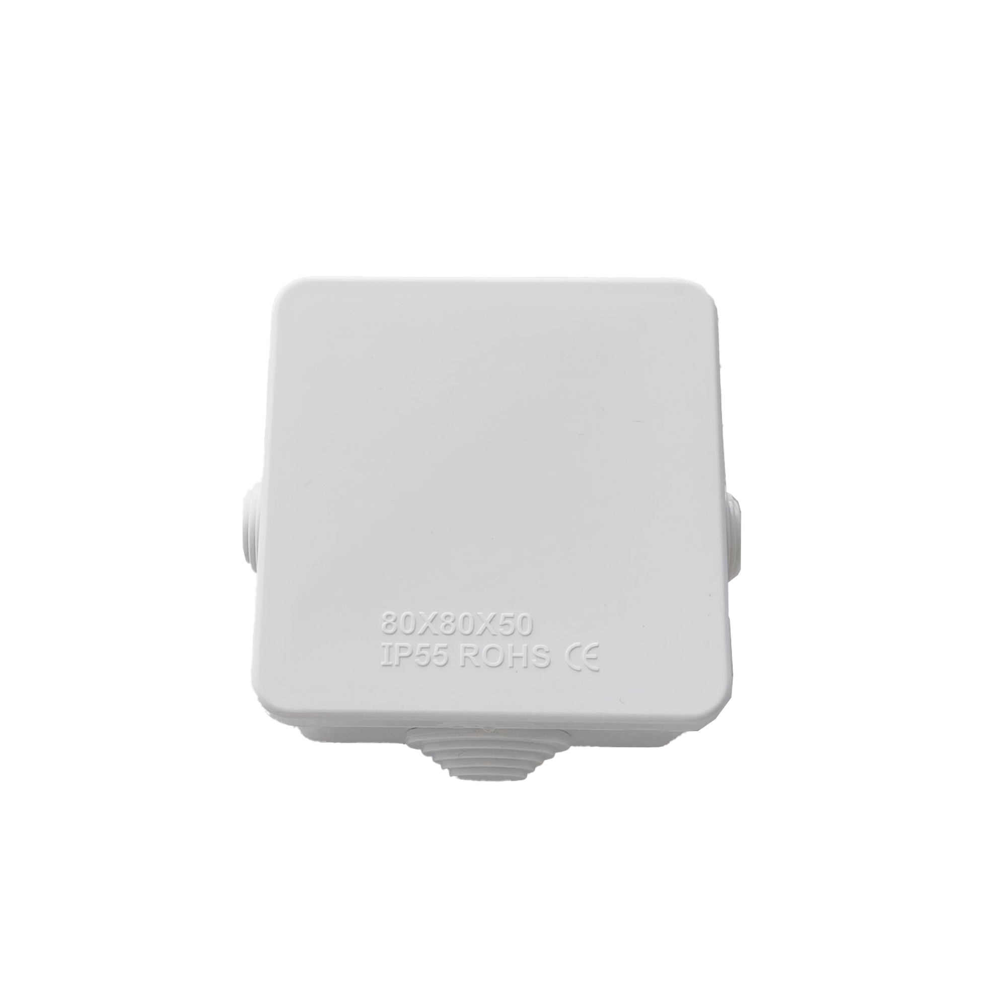 Caja de Conexiones Impermeable IP55 con 4 Entradas, 80 x 80 x 50 mm, para Instalaciones Industriales, Comerciales y Residenciales, Incluye Tornillería para su Instalación Caja de Conexiones Impermeable IP55 con 4 Entradas, 80 x 80 x 50 mm, para Instalaciones Industriales, Comerciales y Residenciales, Incluye Tornillería para su Instalación